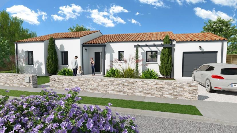 Projet de construction d'une maison 115 m² avec terrain à SAINT-NAZAIRE-SUR-CHARENTE (17)