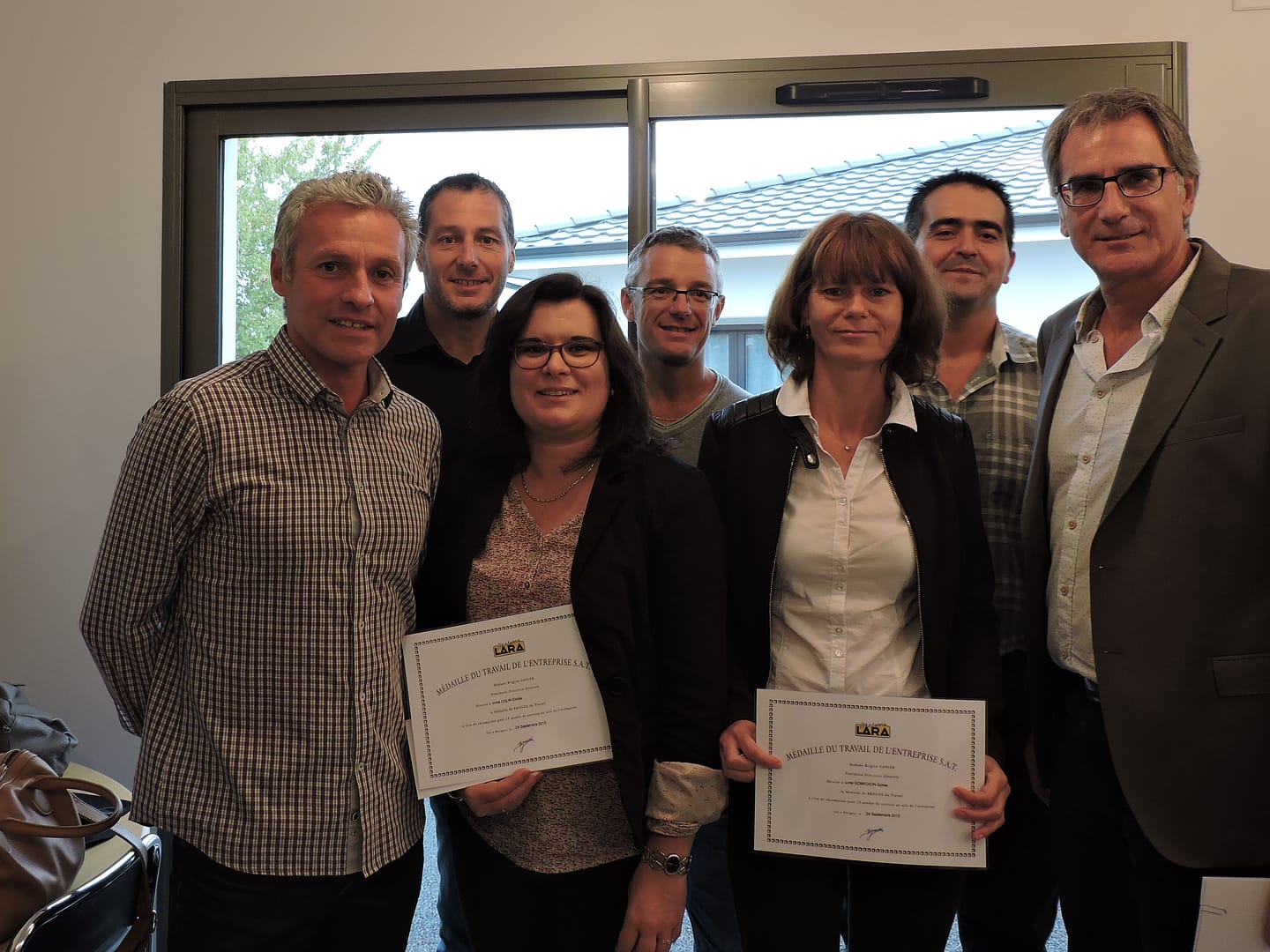 Remise diplômes du travail